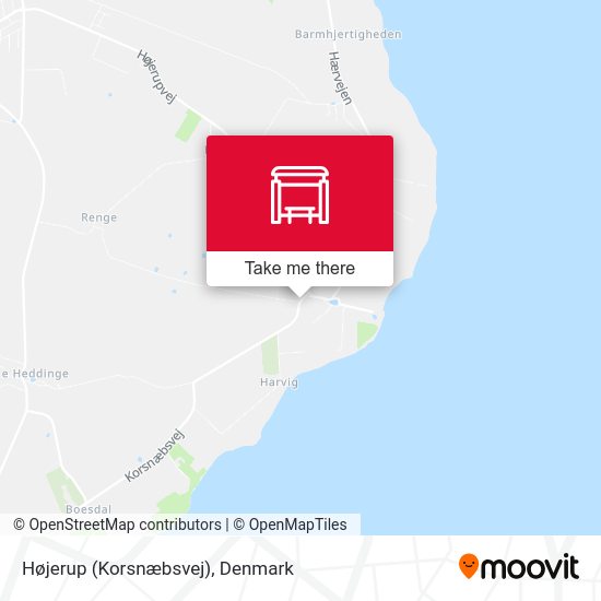 Højerup (Korsnæbsvej) map
