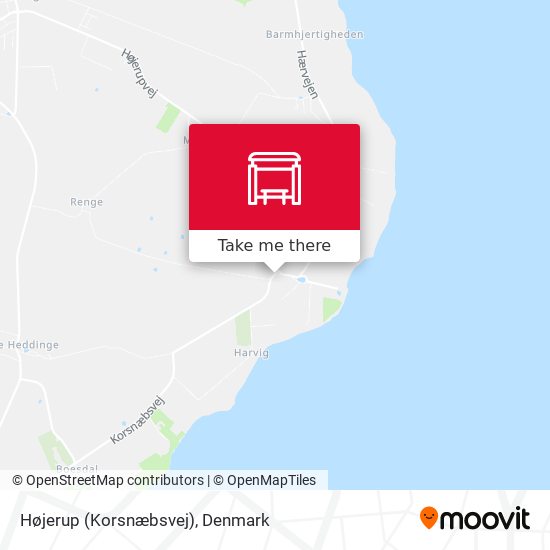 Højerup (Korsnæbsvej) map