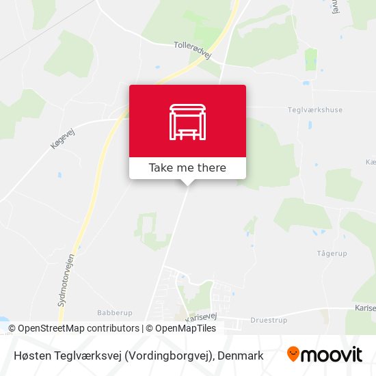 Høsten Teglværksvej (Vordingborgvej) map