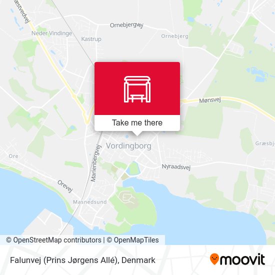 Falunvej (Prins Jørgens Allé) map