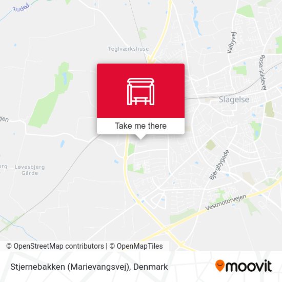 Stjernebakken (Marievangsvej) map