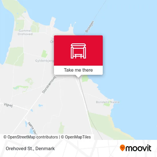 Orehoved St. map