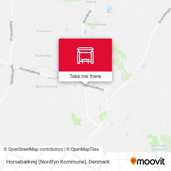Horsebækvej (Nordfyn Kommune) map