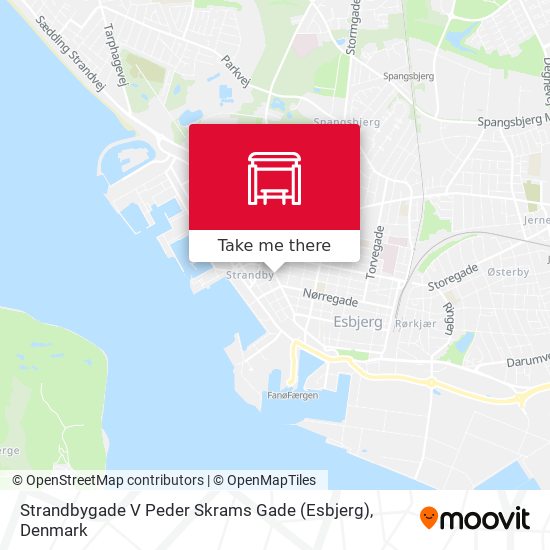 Strandbygade V Peder Skrams Gade (Esbjerg) map