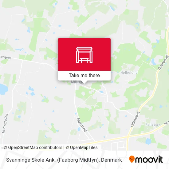 Svanninge Skole Ank. (Faaborg Midtfyn) map