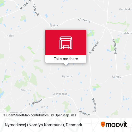 Nymarksvej (Nordfyn Kommune) map