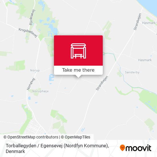 Torballegyden / Egensevej (Nordfyn Kommune) map