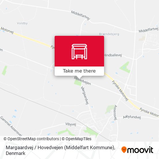 Margaardvej / Hovedvejen (Middelfart Kommune) map