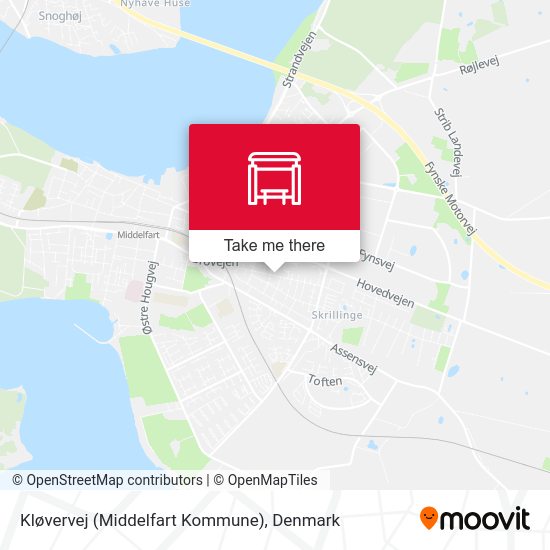 Kløvervej (Middelfart Kommune) map