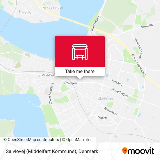 Salvievej (Middelfart Kommune) map