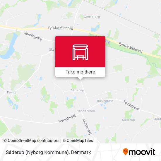 Såderup (Nyborg Kommune) map