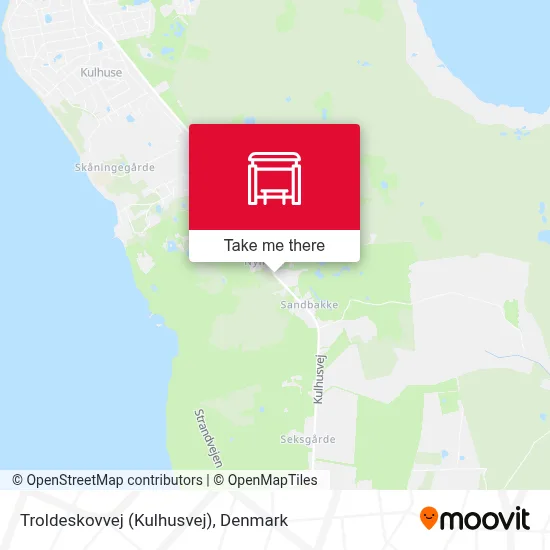 Troldeskovvej (Kulhusvej) map