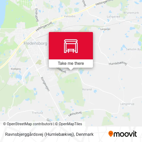 Ravnsbjerggårdsvej (Humlebækvej) map