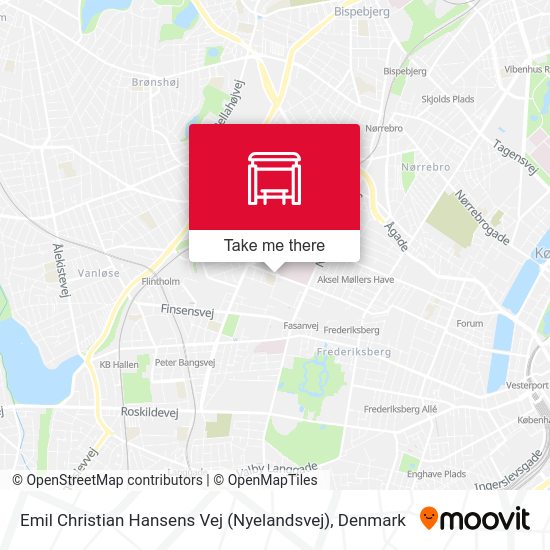 Emil Christian Hansens Vej (Nyelandsvej) map