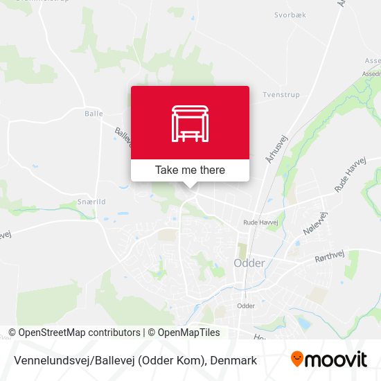 Vennelundsvej / Ballevej (Odder Kom) map