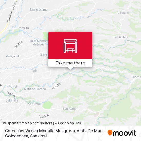Cercanías Virgen Medalla Milagrosa, Vista De Mar Goicoechea map