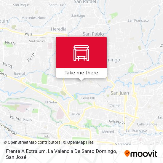 Frente A Extralum, La Valencia De Santo Domingo map