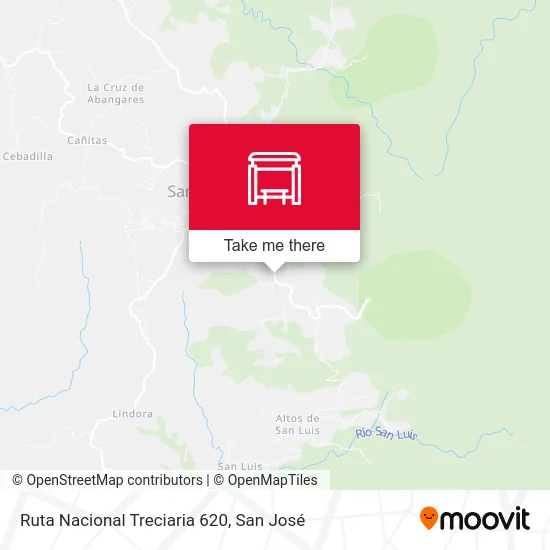 Ruta Nacional Treciaria 620 map