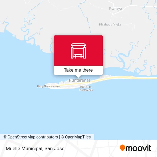 Muelle Municipal map
