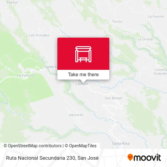 Ruta Nacional Secundaria 230 map