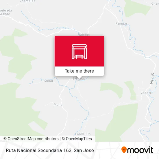 Ruta Nacional Secundaria 163 map