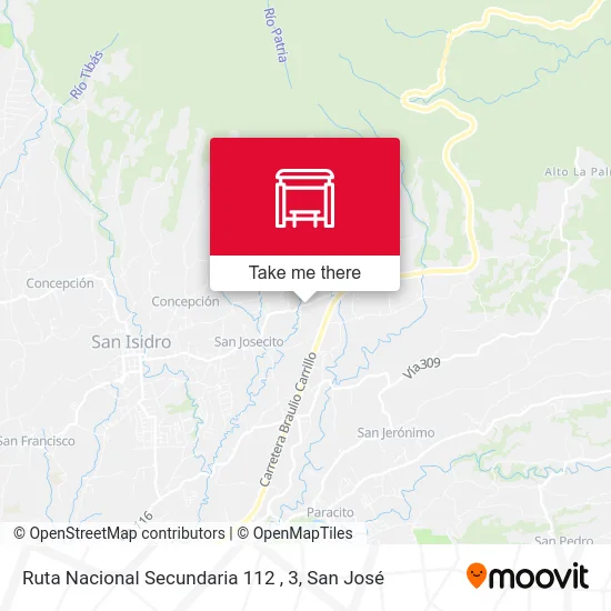 Ruta Nacional Secundaria 112 , 3 map