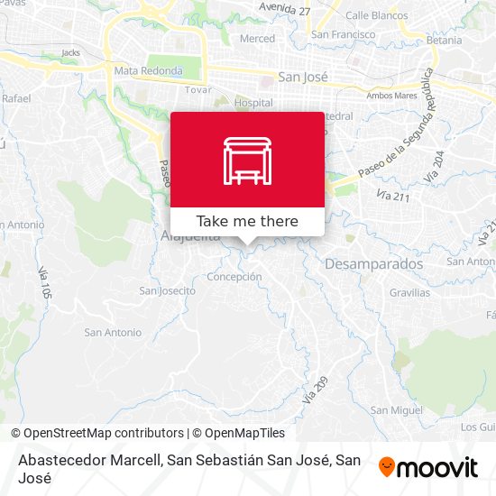 Abastecedor Marcell, San Sebastián San José map