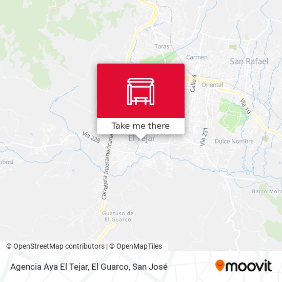 Agencia Aya El Tejar, El Guarco map