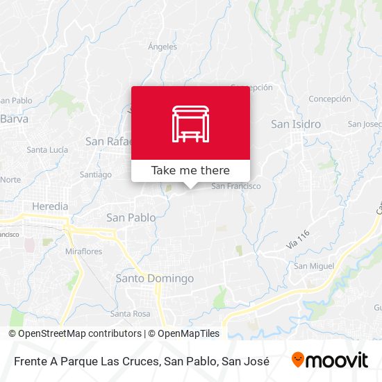 Frente A Parque Las Cruces, San Pablo map