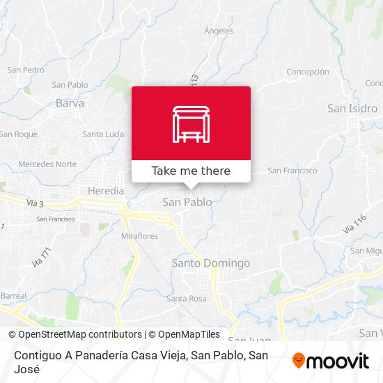 Contiguo A Panadería Casa Vieja, San Pablo map
