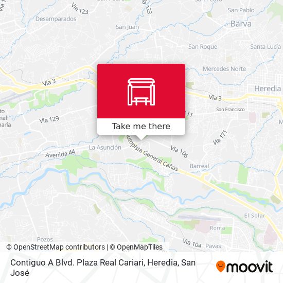 Contiguo A Blvd. Plaza Real Cariari, Heredia map