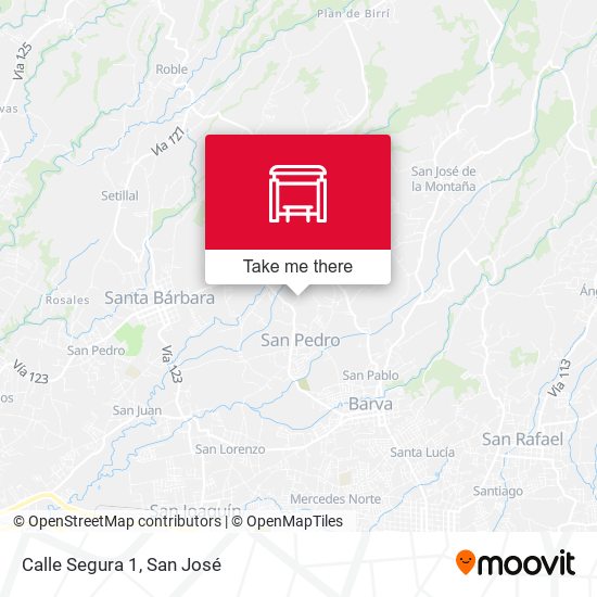 Mapa de Calle Segura 1