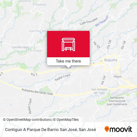 Mapa de Contiguo A Parque De Barrio San José