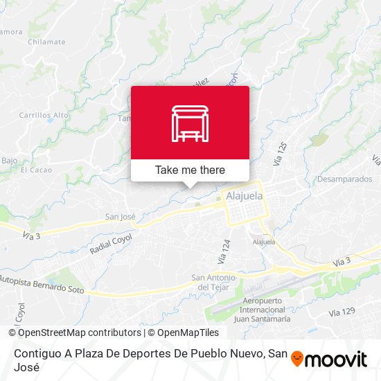Contiguo A Plaza De Deportes De Pueblo Nuevo map