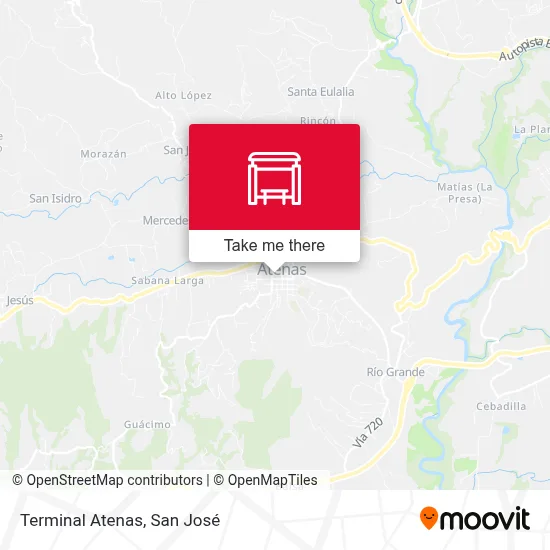 Terminal Atenas map