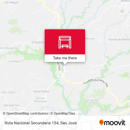 Ruta Nacional Secundaria 154 map