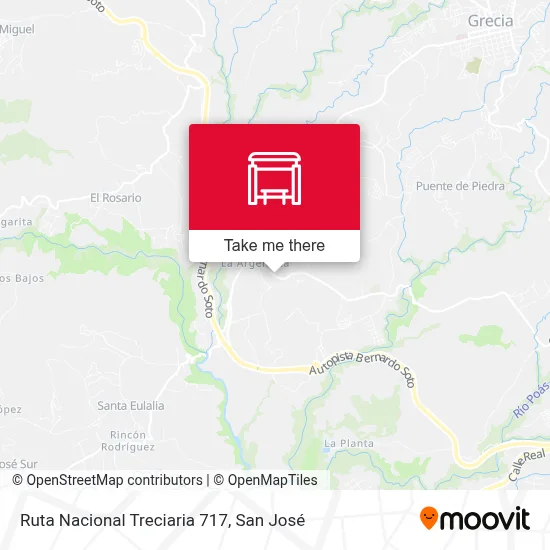 Ruta Nacional Treciaria 717 map