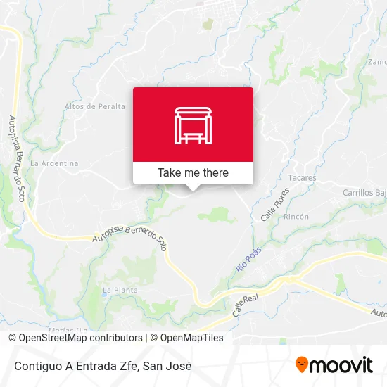 Contiguo A Entrada Zfe map