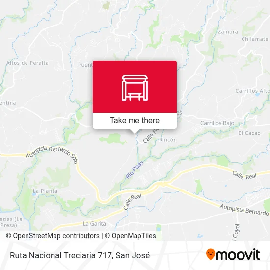 Ruta Nacional Treciaria 717 map