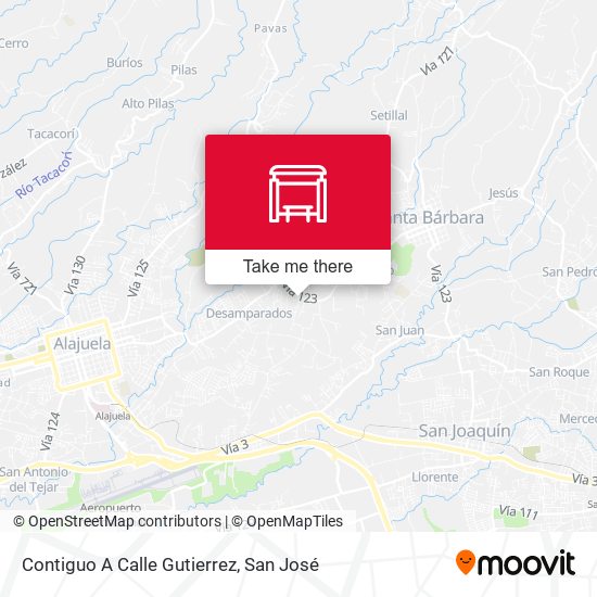 Contiguo A Calle Gutierrez map
