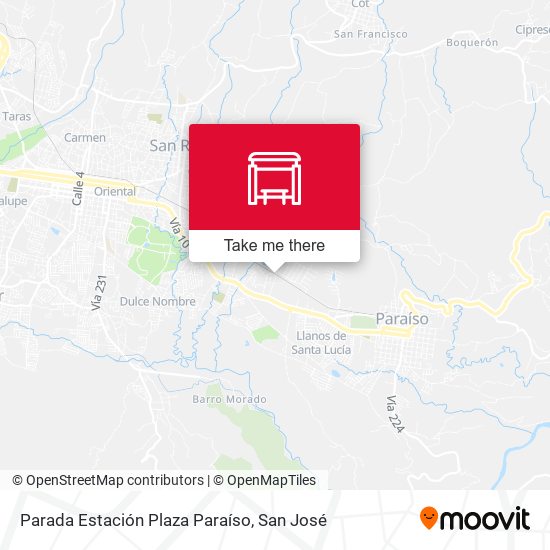 Parada Estación Plaza Paraíso map