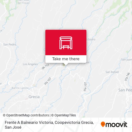 Frente A Balneario Victoria, Coopevictoria Grecia map