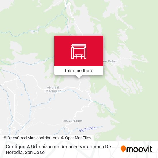 Contiguo A Urbanización Renacer, Varablanca De Heredia map
