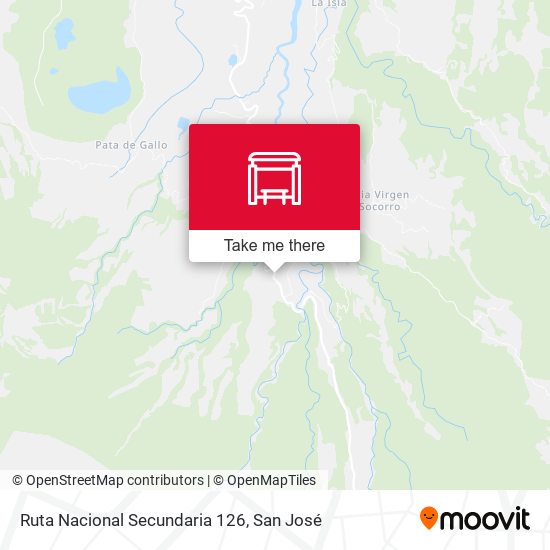 Ruta Nacional Secundaria 126 map