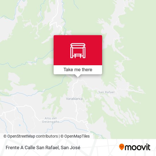 Frente A Calle San Rafael map