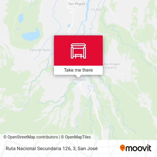 Ruta Nacional Secundaria 126, 3 map
