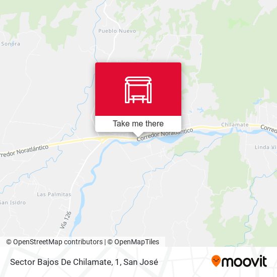 Sector Bajos De Chilamate, 1 map
