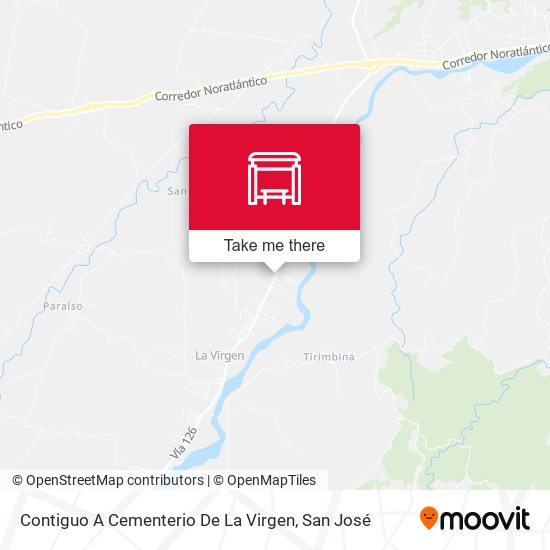 Mapa de Contiguo A Cementerio De La Virgen