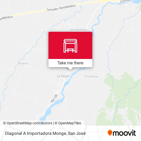 Diagonal A Importadora Monge map