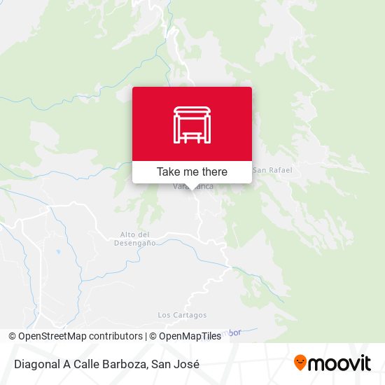 Mapa de Diagonal A Calle Barboza
